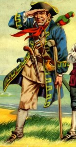 Пиратът с един крак и папагал на рамо изглежда като стереотип, но първообразът е Дългият Джон Силвър!