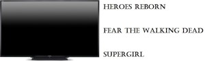 Клипчета за Heroes Reborn, Fear the Walking Dead, Supergirl