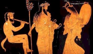 Дионис, менада и сатир