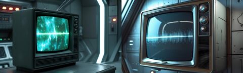 tv television spaceship