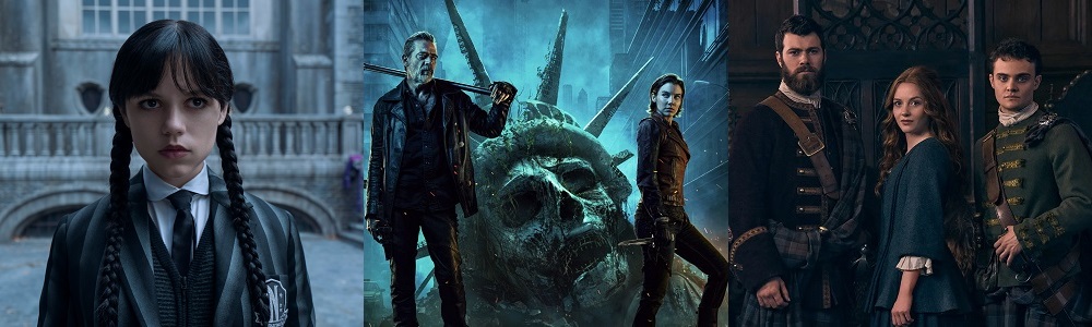 Подновявания за Wednesday, TWD: Dead City, Outlander: BOMB